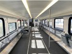 Some more interiors of the Caltrain Stadler KISS MU Cars, including the bike car